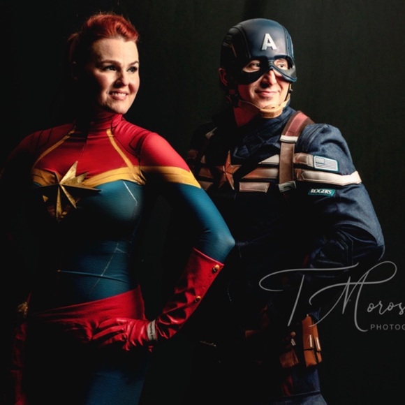 Other - Captain America  Cosplay Jacket with Accessories